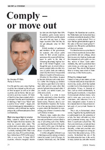 Comply  or move out